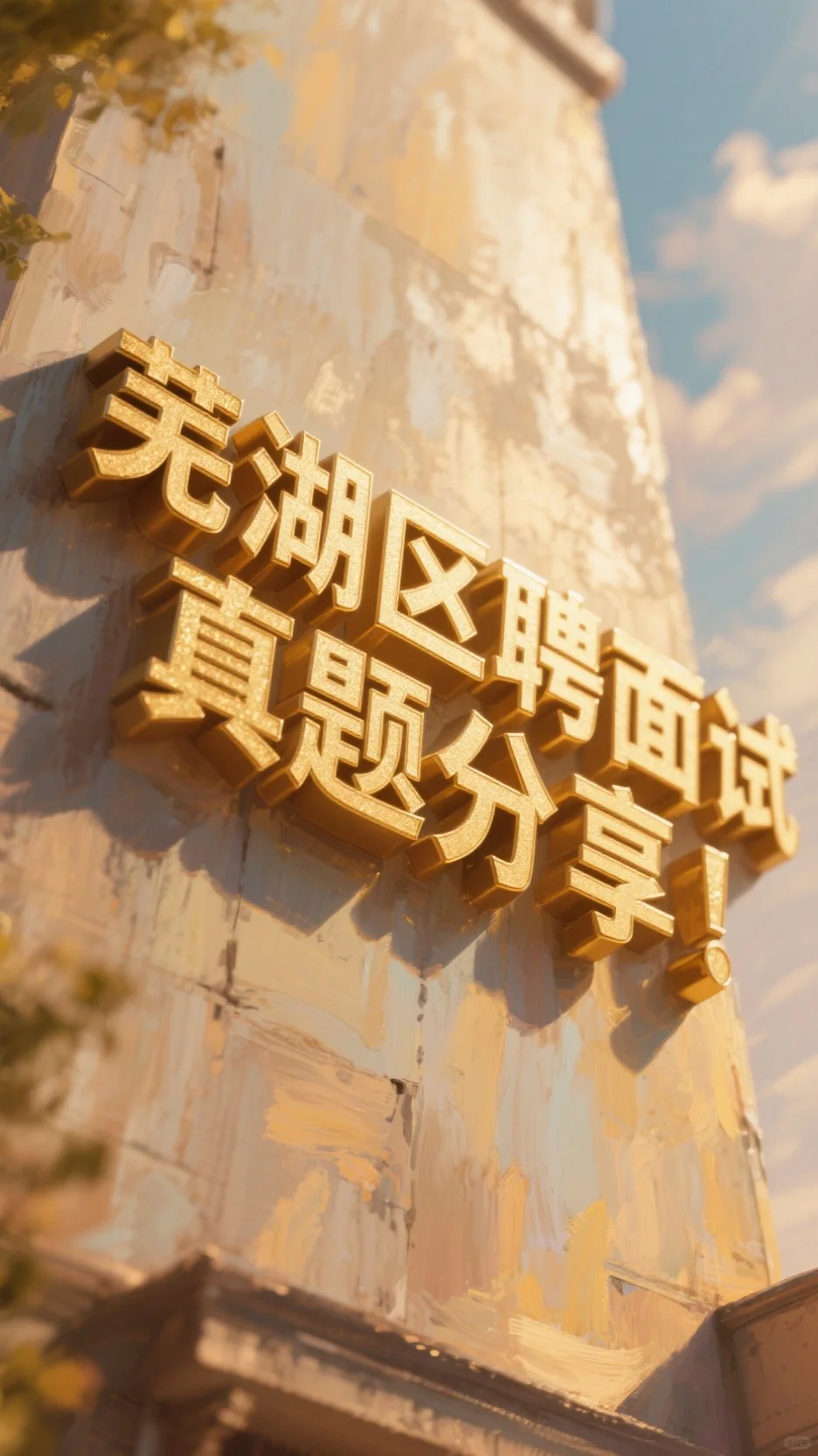芜湖区聘面试真题分享