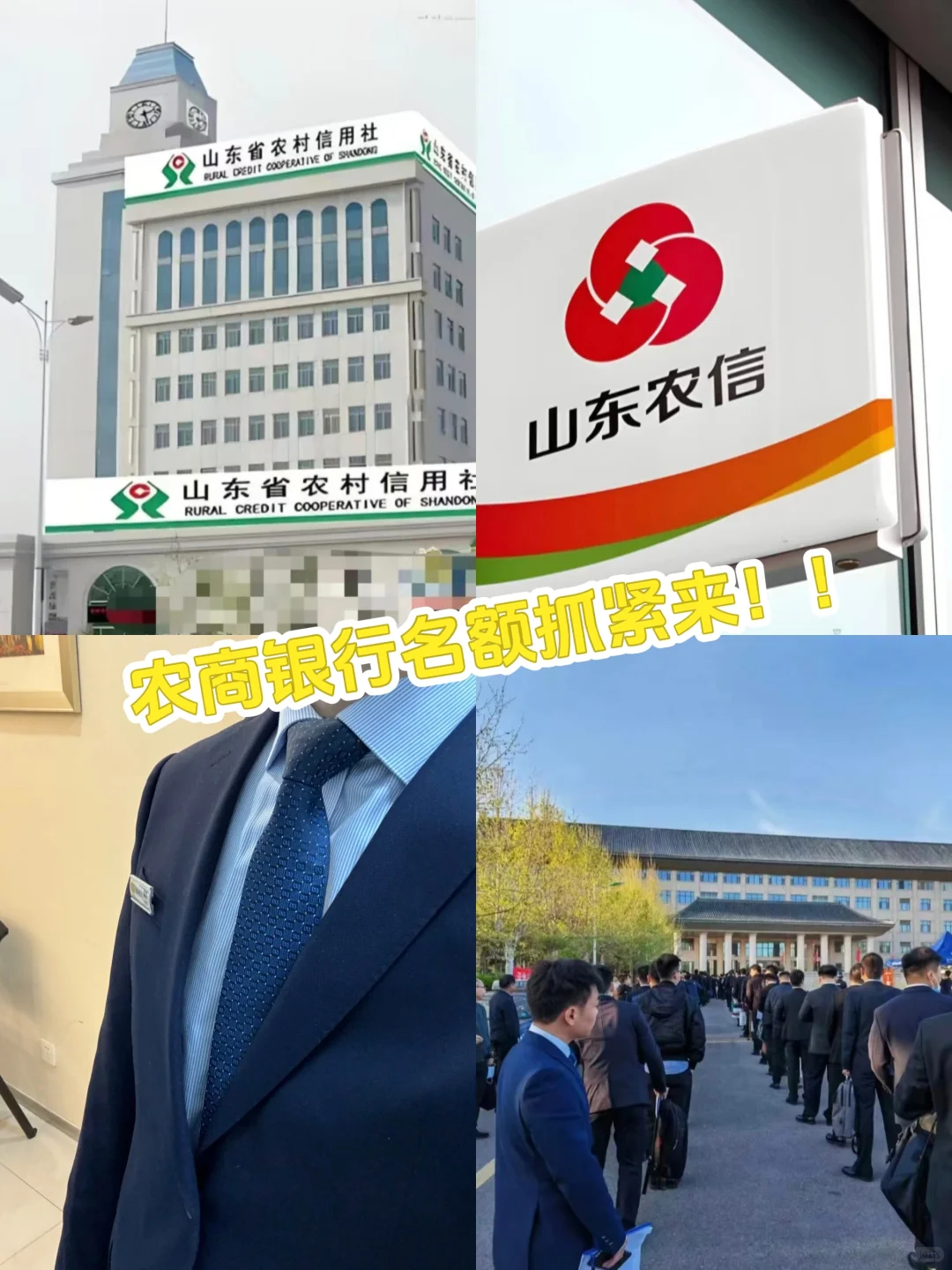 农商行急聘！！