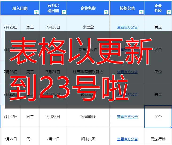 校园招 聘23届24届25届往届生可投校招秋招
