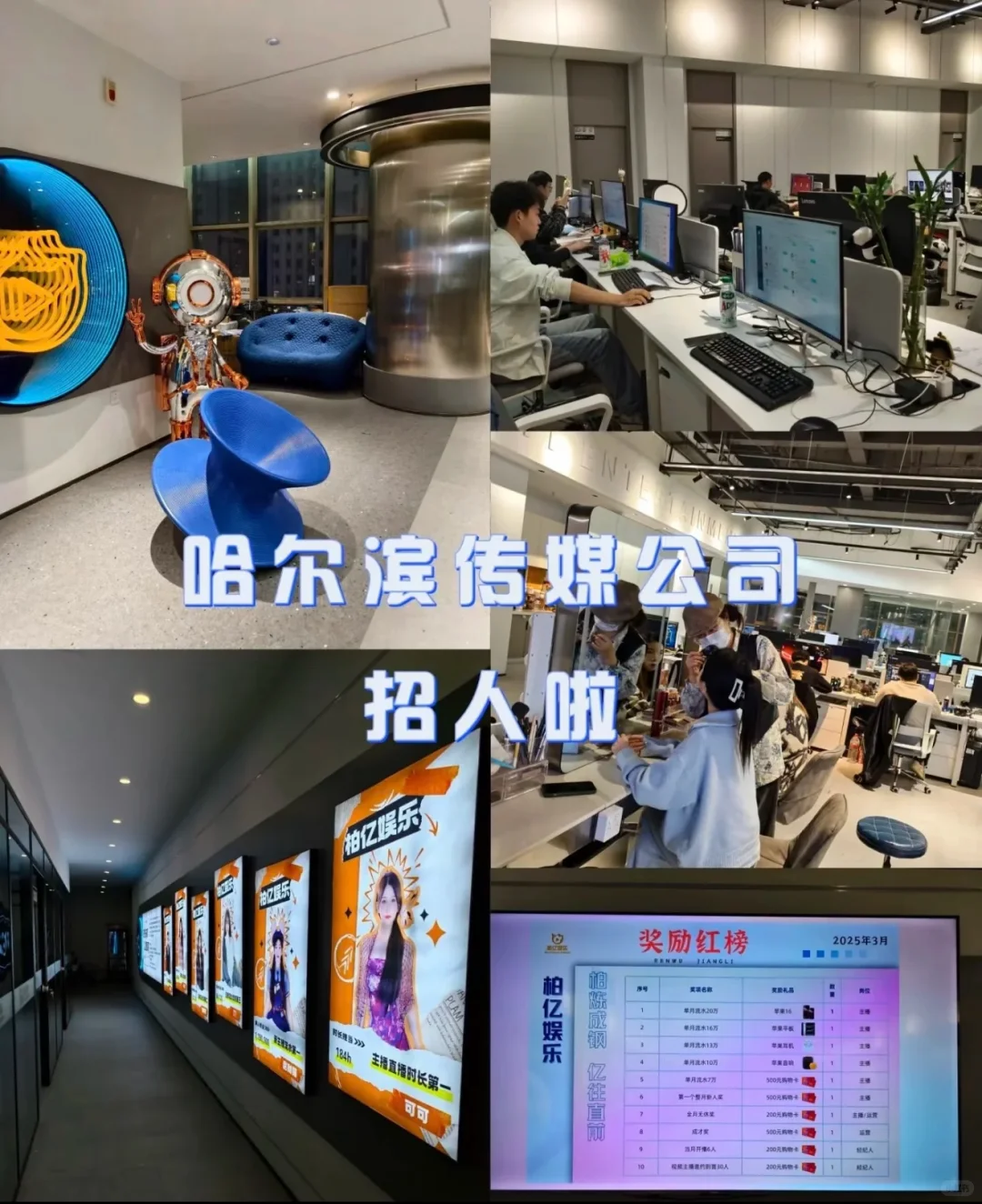 哈尔滨传媒公司上班日常
