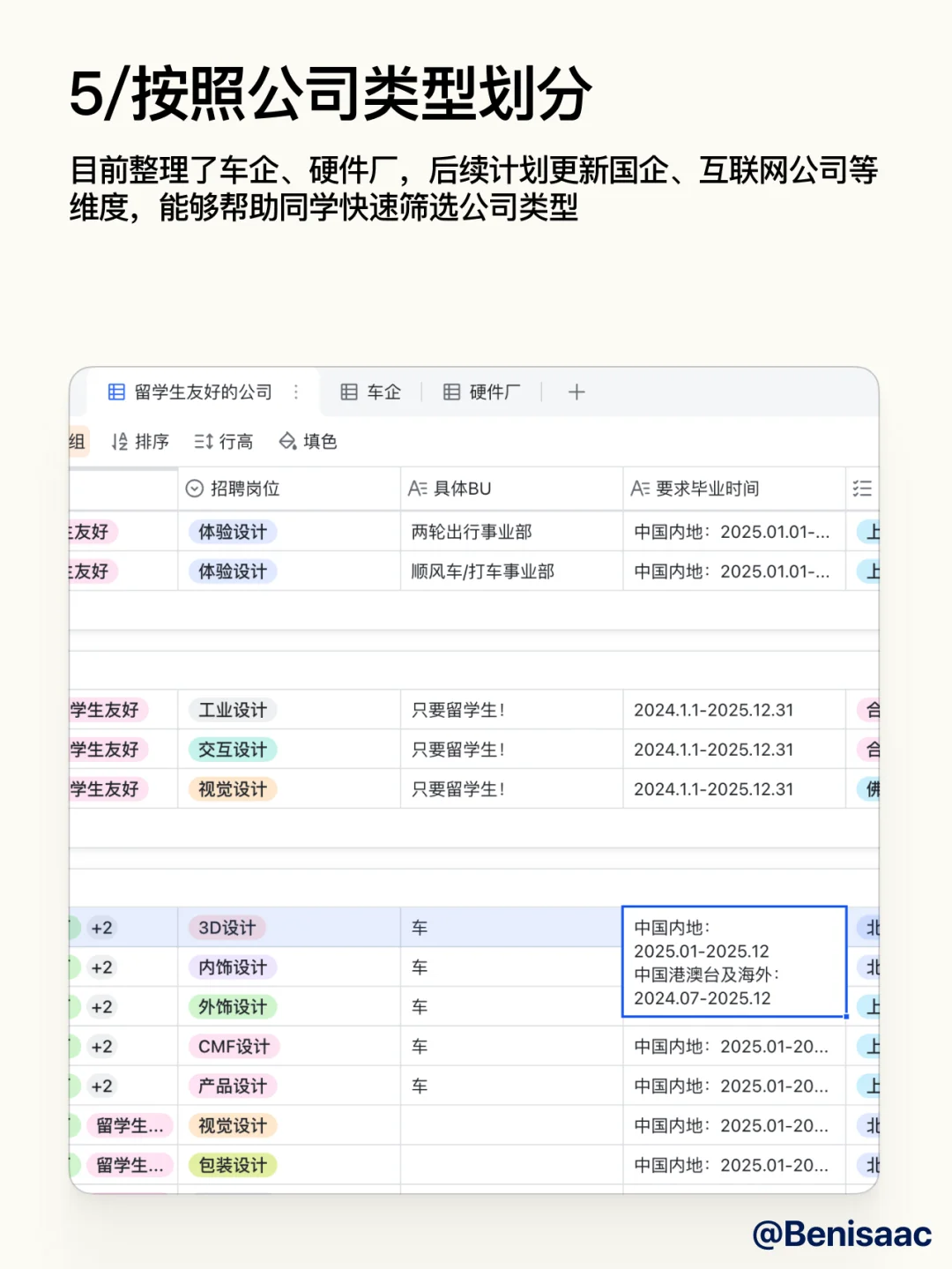 春招设计岗位列表