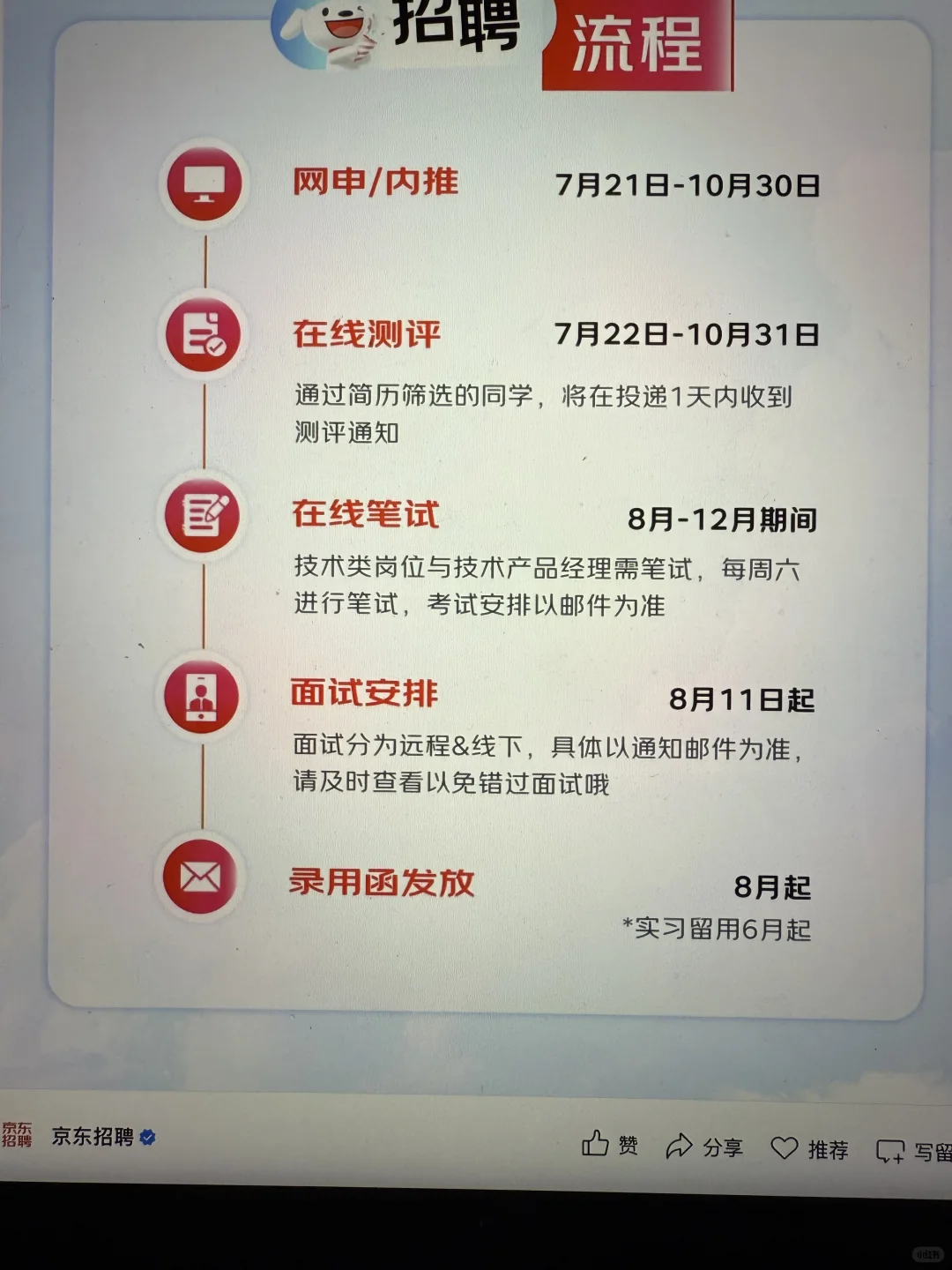 假如你7月30日开始投秋招（26届）