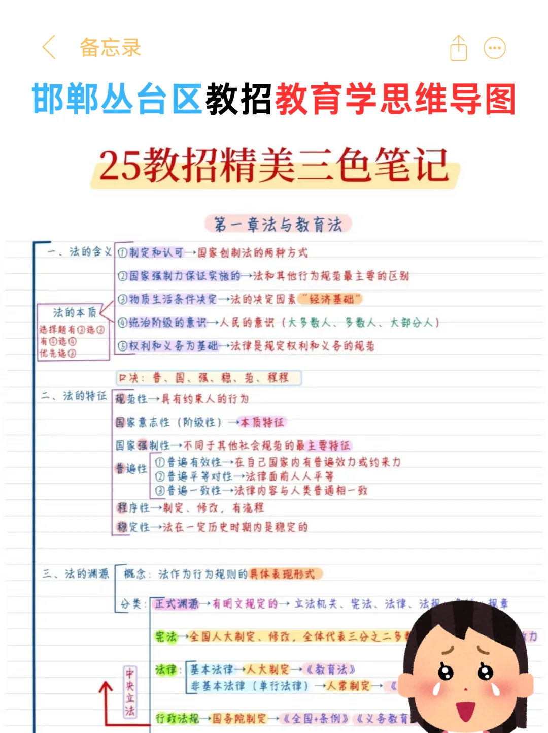 提醒一下明天考邯郸丛台区教师招聘裸考的人