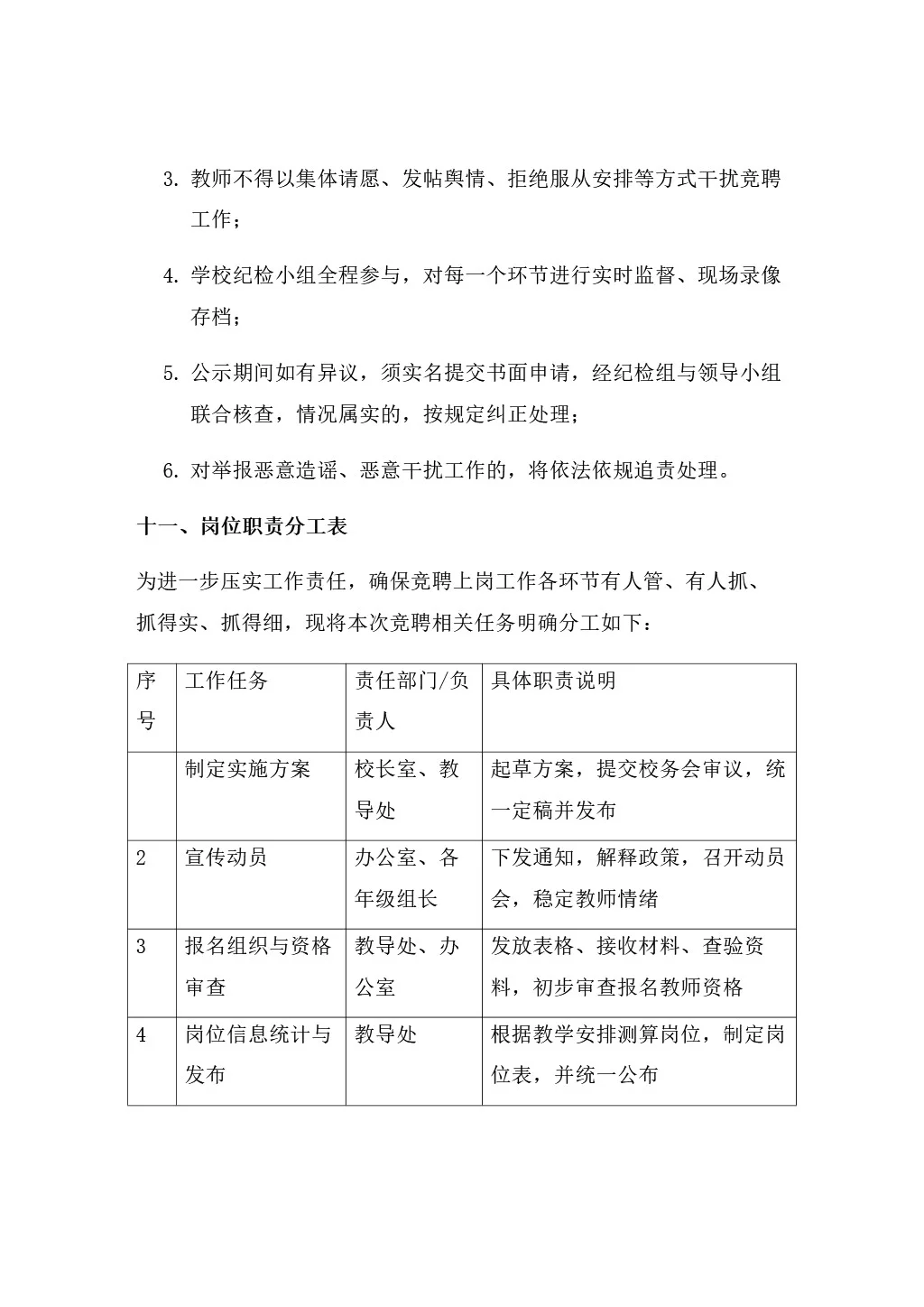 2025年学校县管校聘教师竞聘上岗工作方案