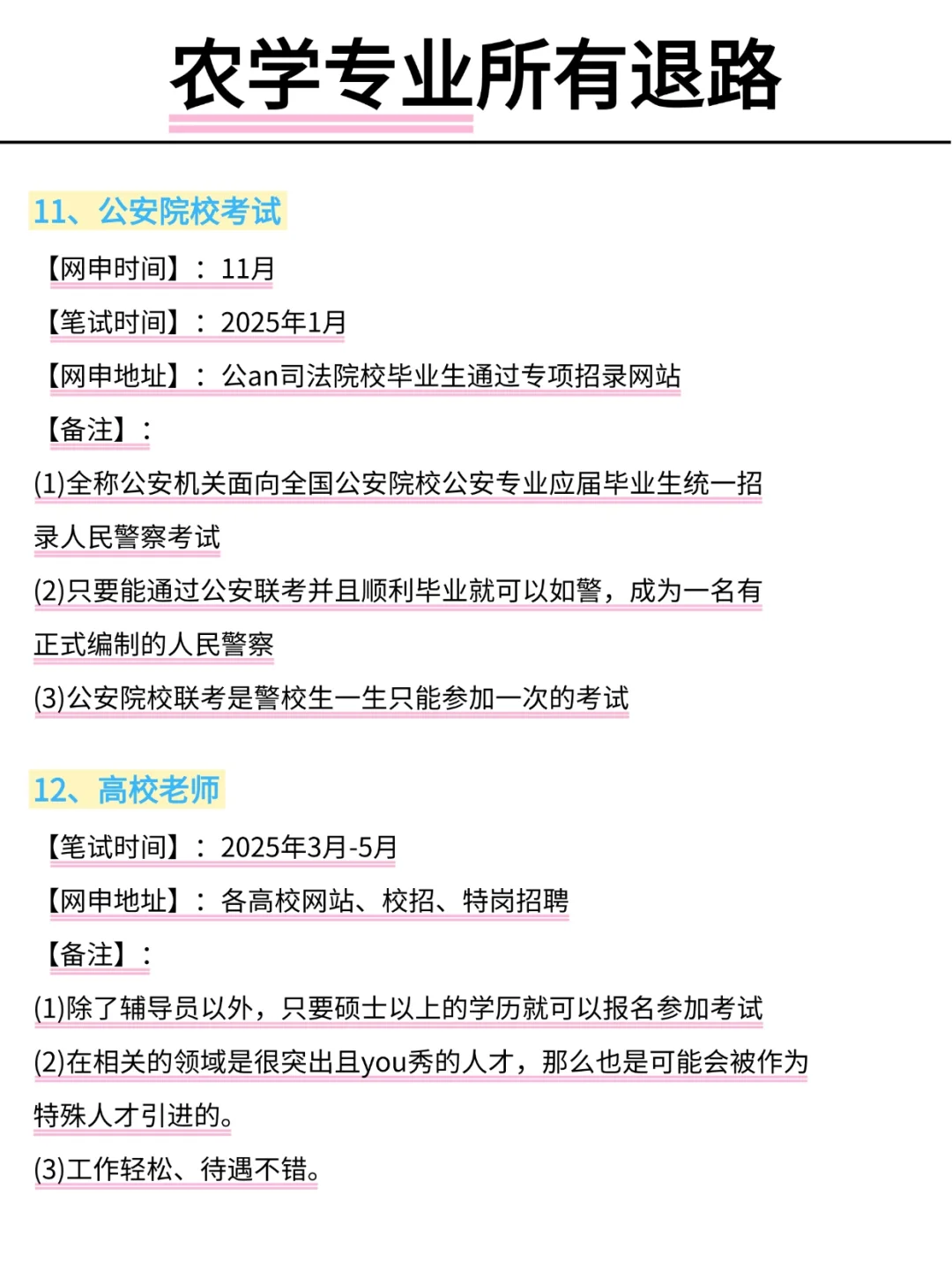 属于农学所有退路！
