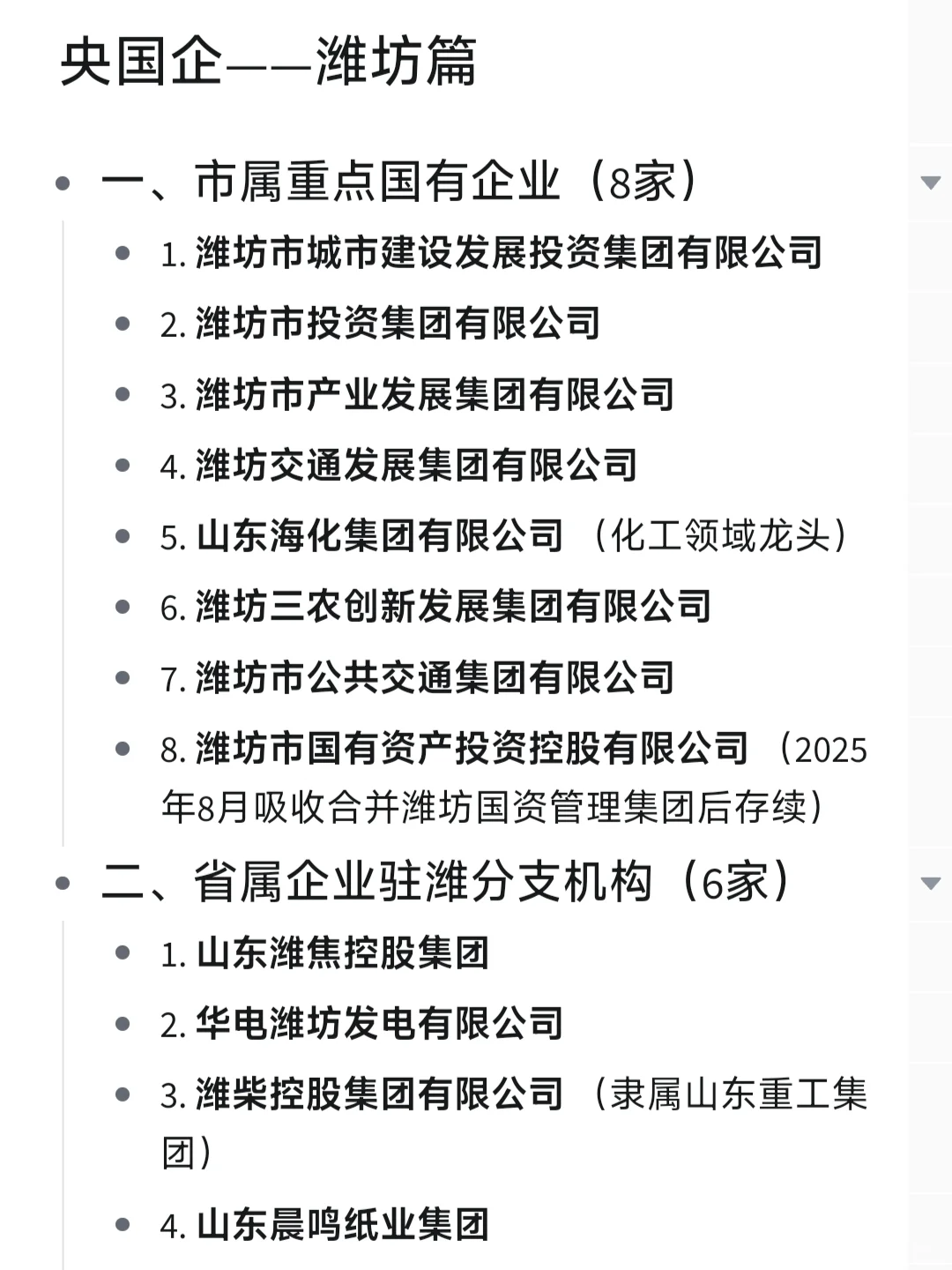 一定要去的央国企一潍坊篇
