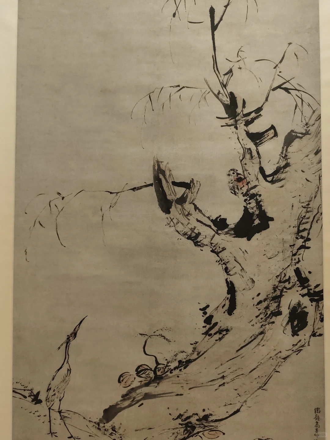 指画•秋柳图轴，来自宇宙尽头的清代高其佩