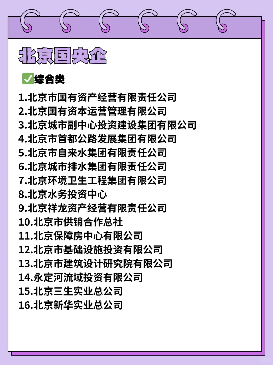 26届秋招一定要去的央国企--北京篇