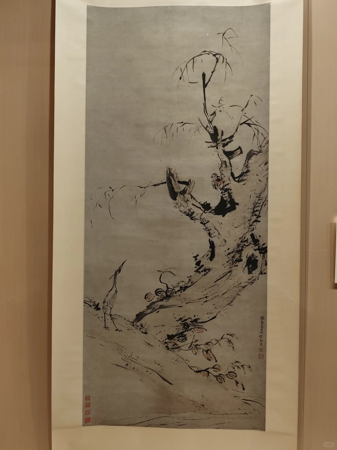 指画•秋柳图轴，来自宇宙尽头的清代高其佩