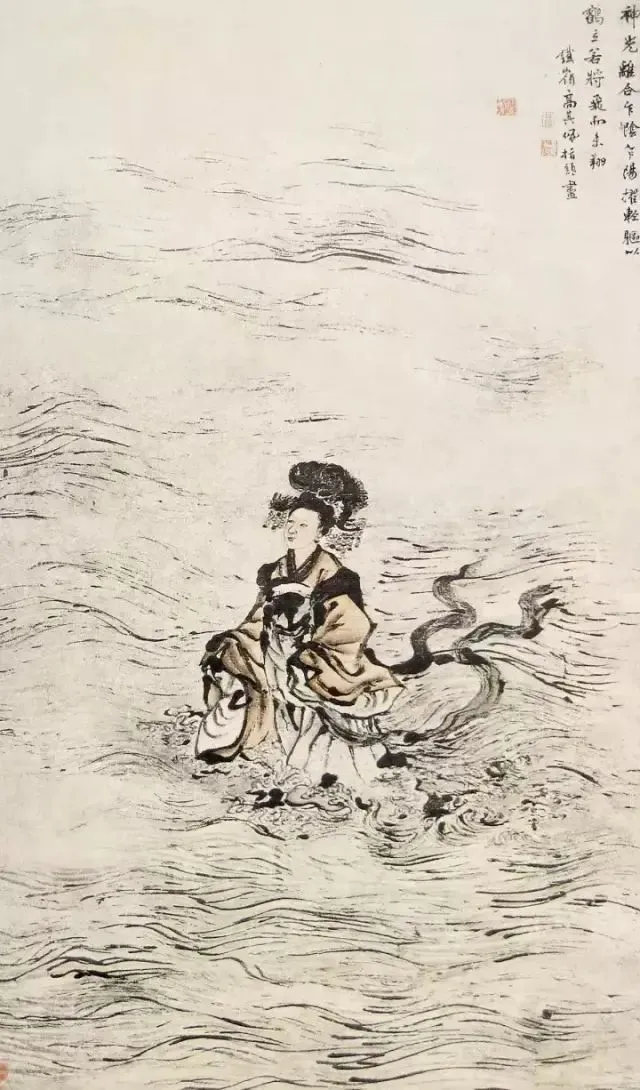 指画•秋柳图轴，来自宇宙尽头的清代高其佩