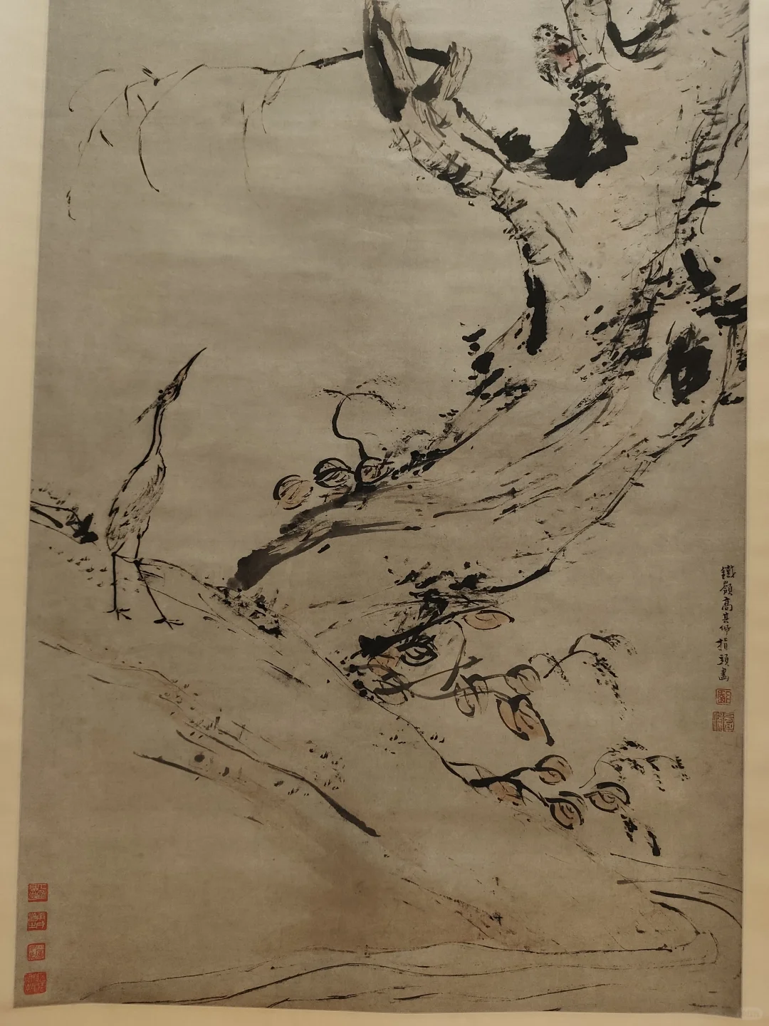 指画•秋柳图轴，来自宇宙尽头的清代高其佩