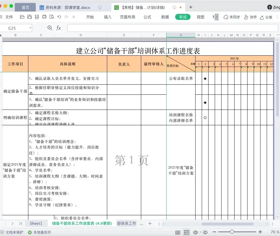 大厂关键岗位储备人才培养计划