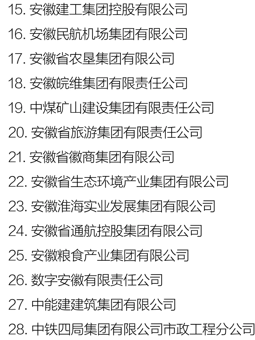 一定要去的国企——安徽篇