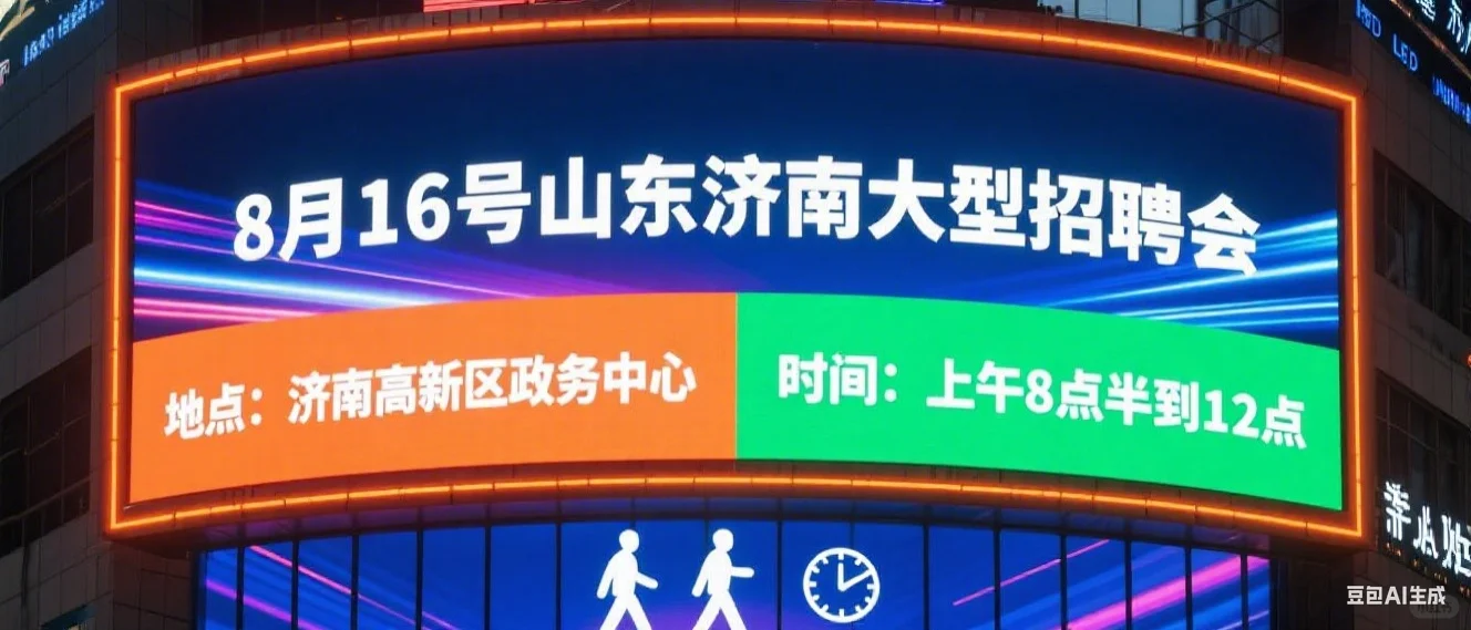 秋招-8月16号济南高新区大型招聘会
