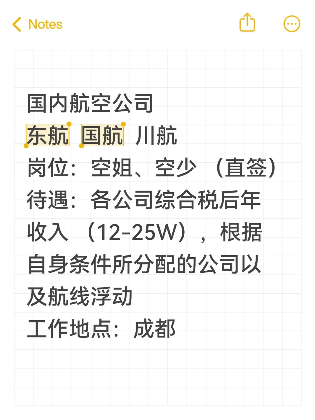 国内航空公司