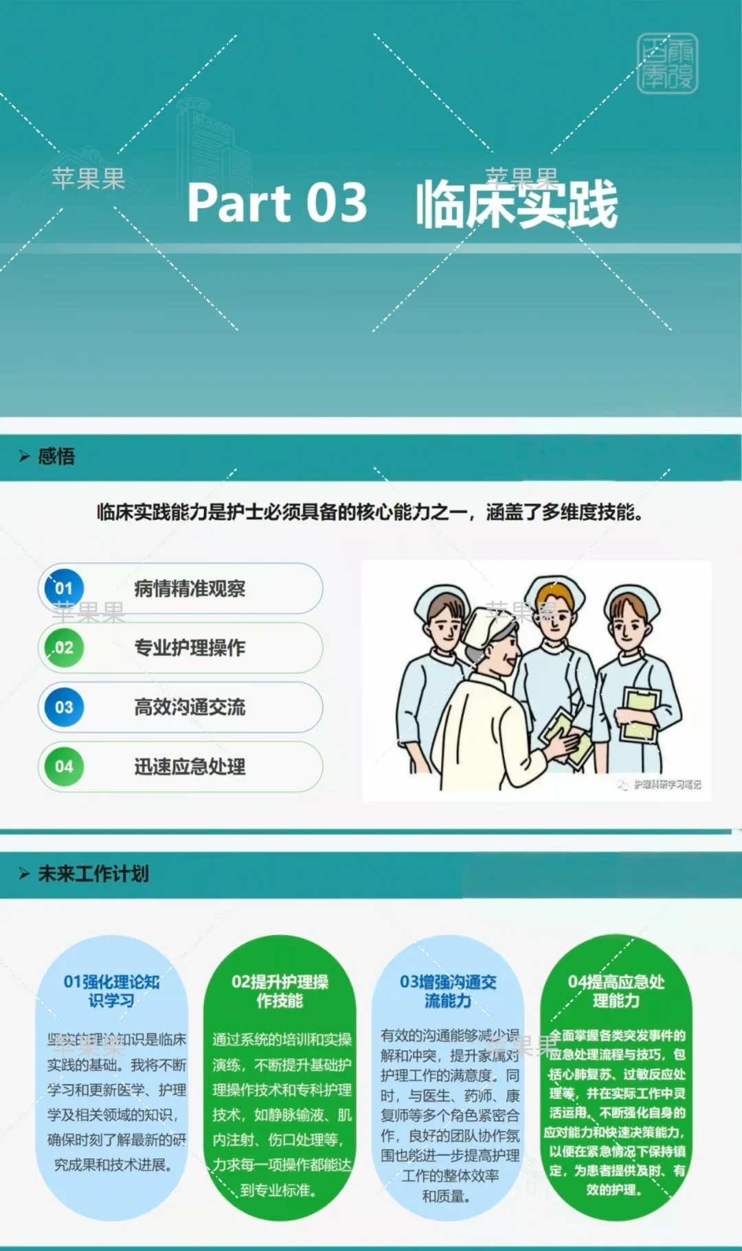 护理后备人才培训结业日报