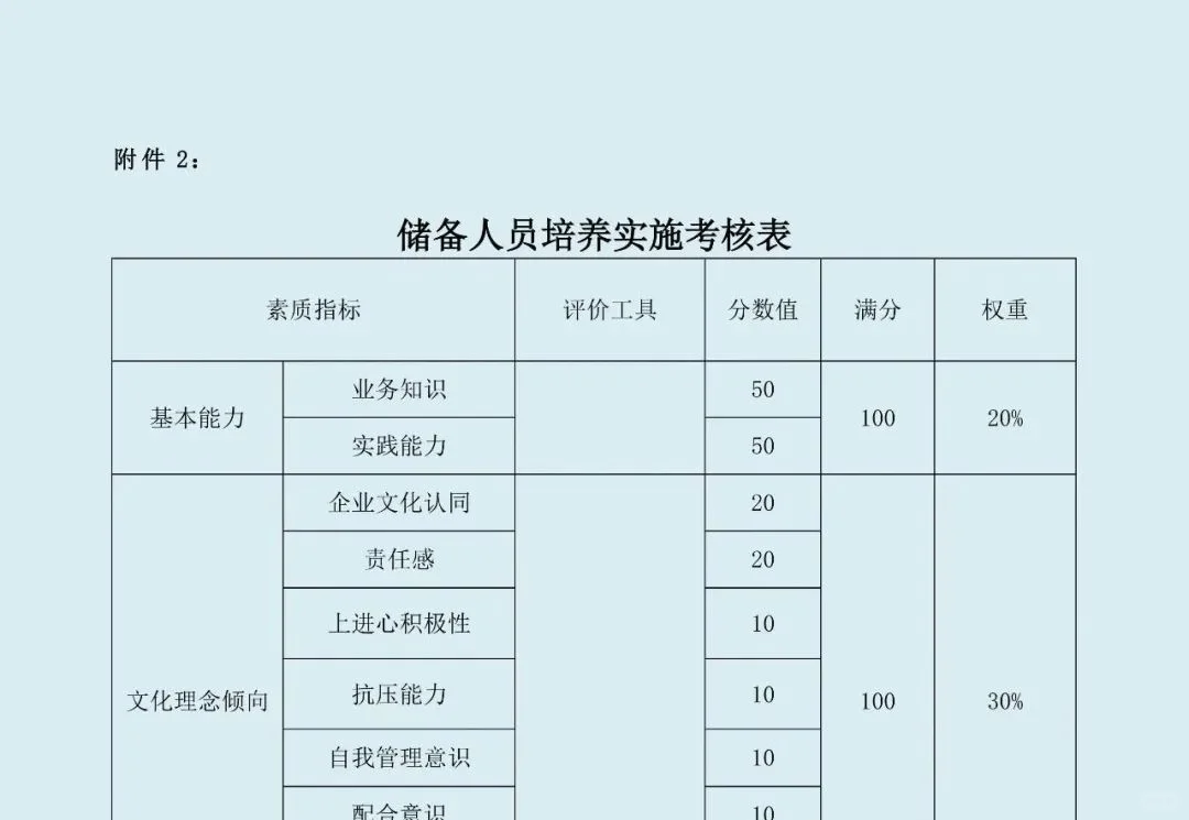 储备人才选拔及培养方案,doc