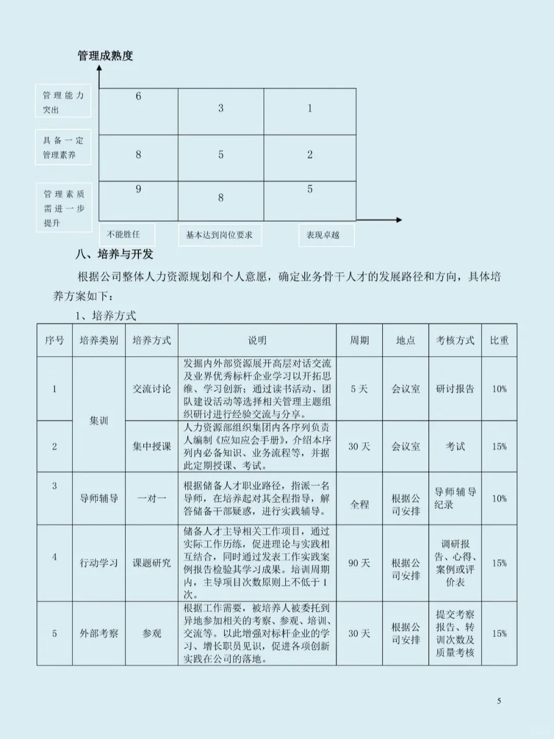 储备人才选拔及培养方案,doc