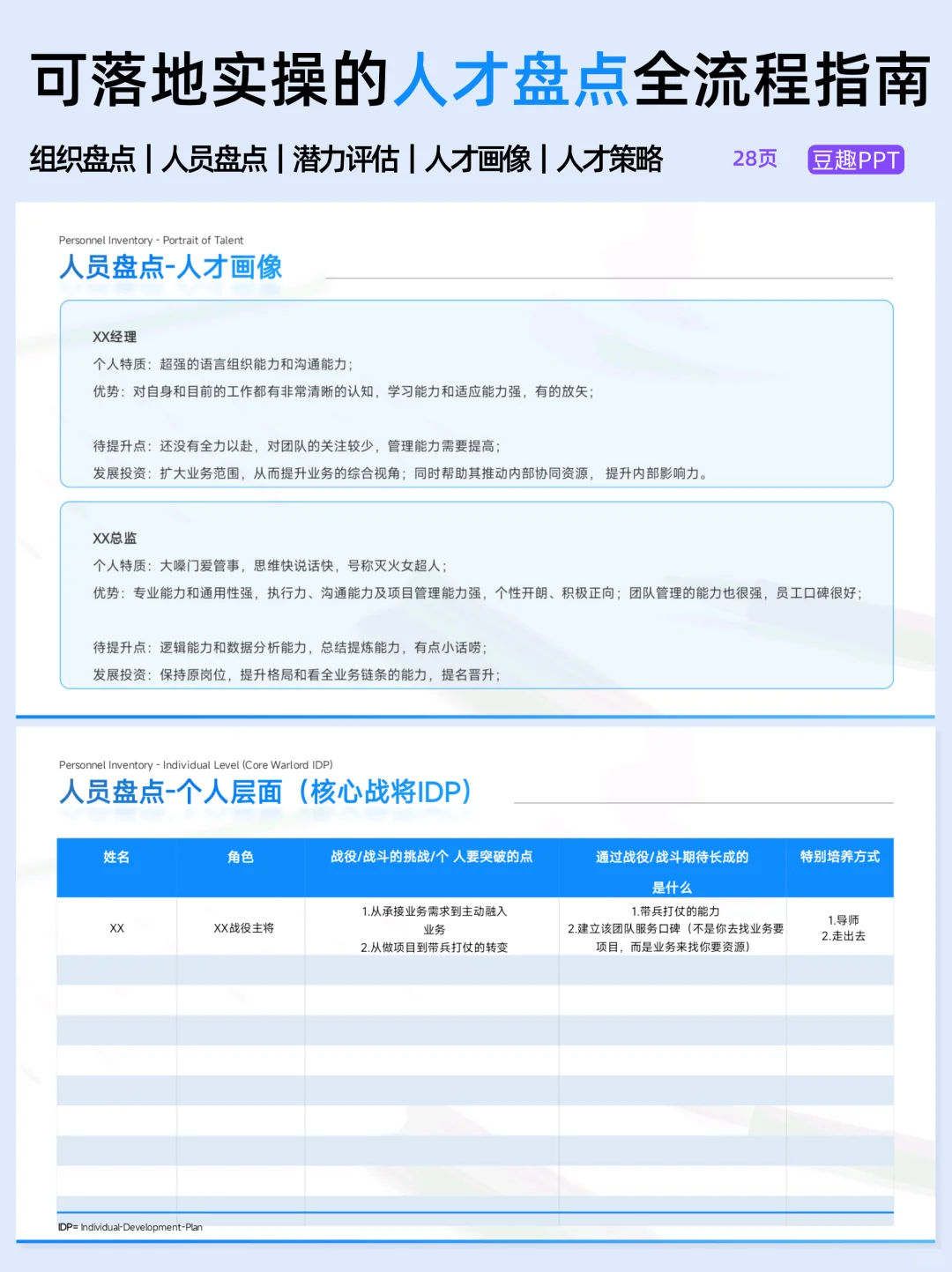 高效人才盘点落地攻略，拿来即用的计划书✅