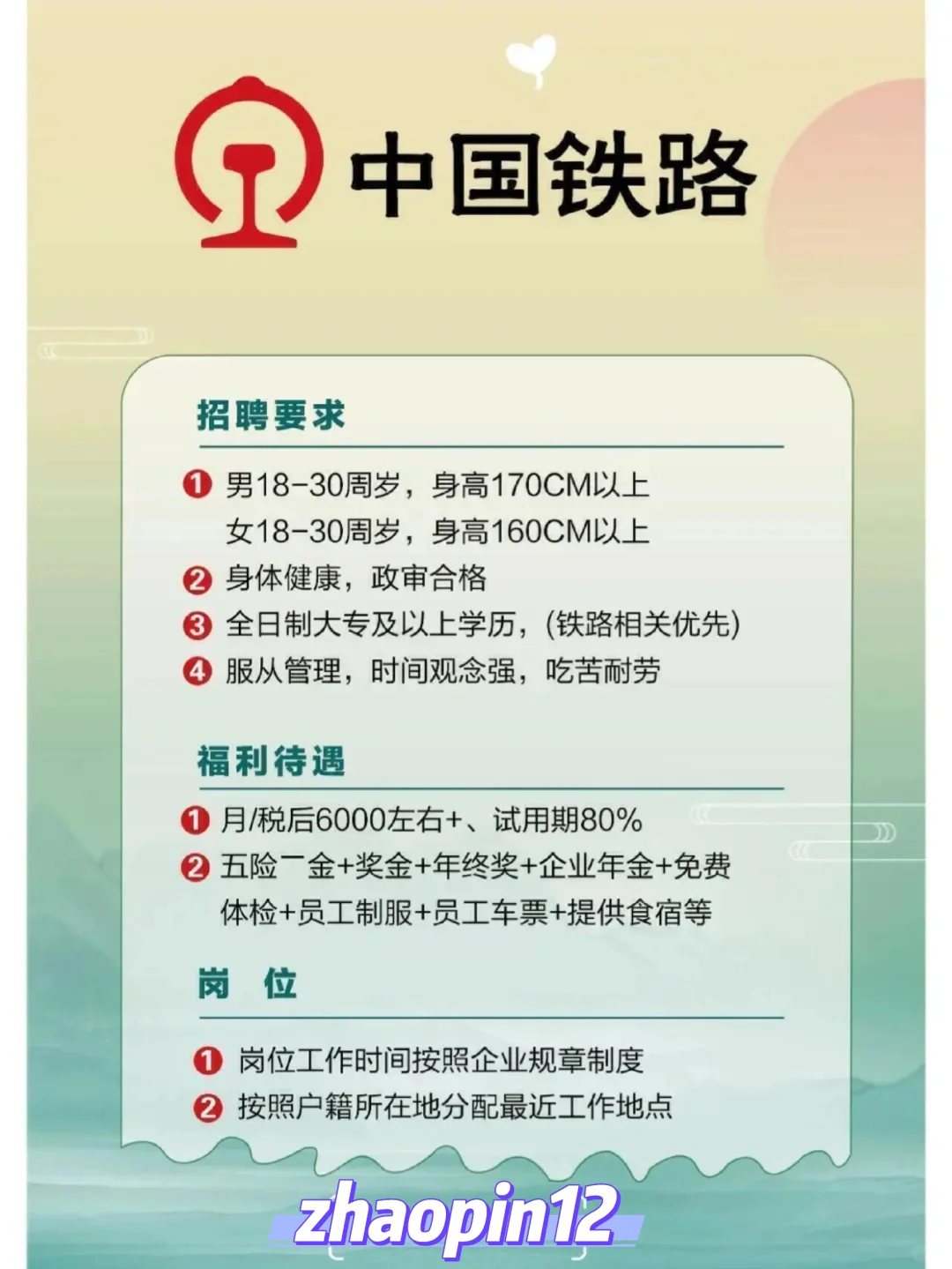 铁路招聘来了