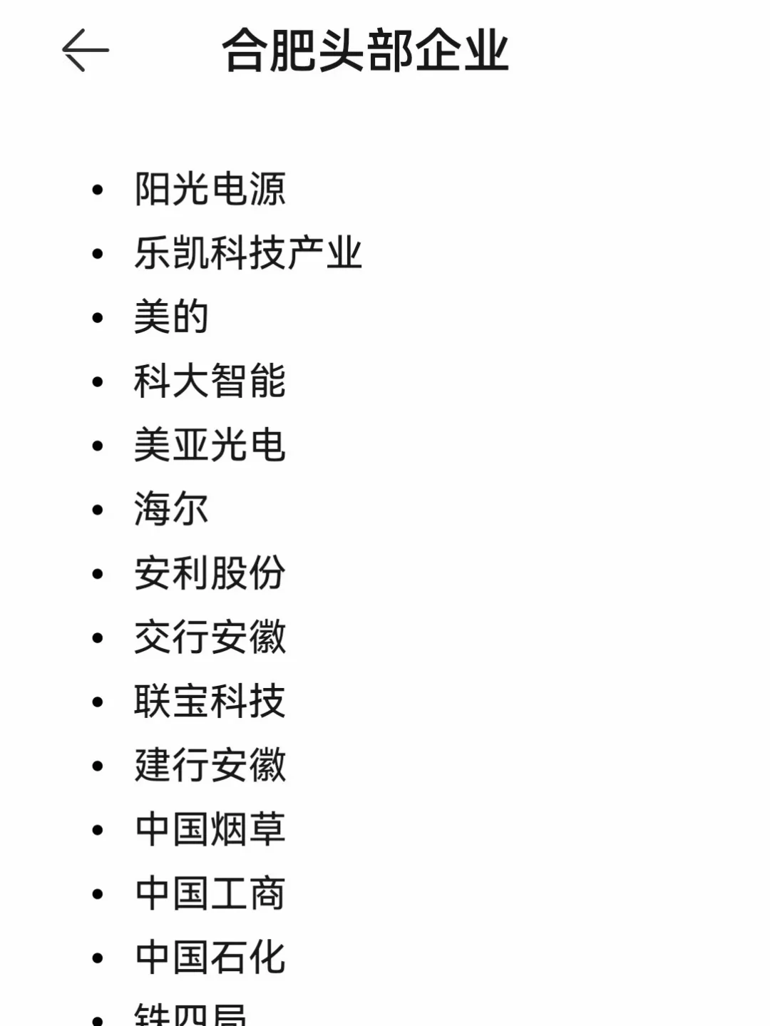 合肥头部企业！
