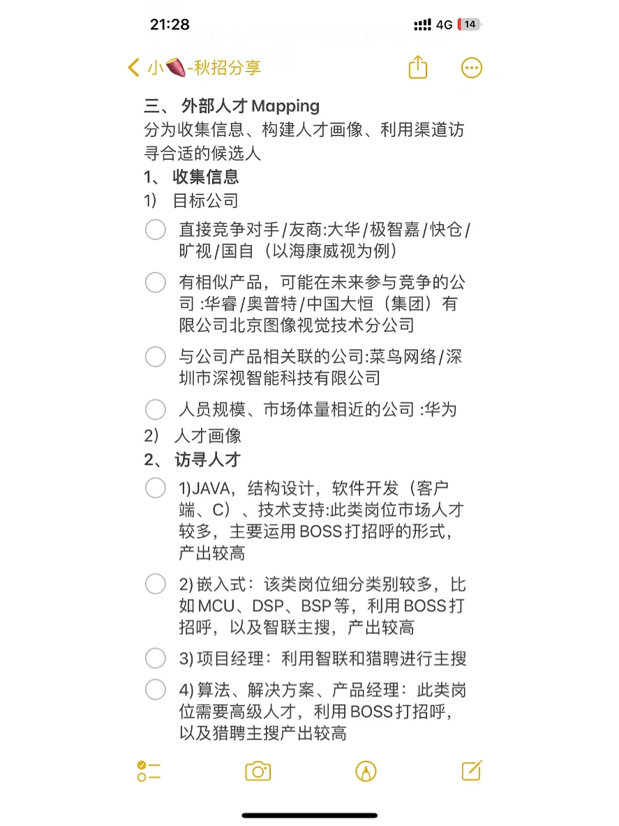 人力资源面经|如何分解招聘需求?