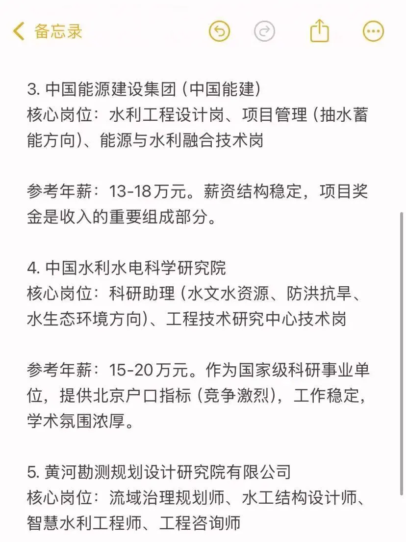 水利类的研究生，一定要去的国央企