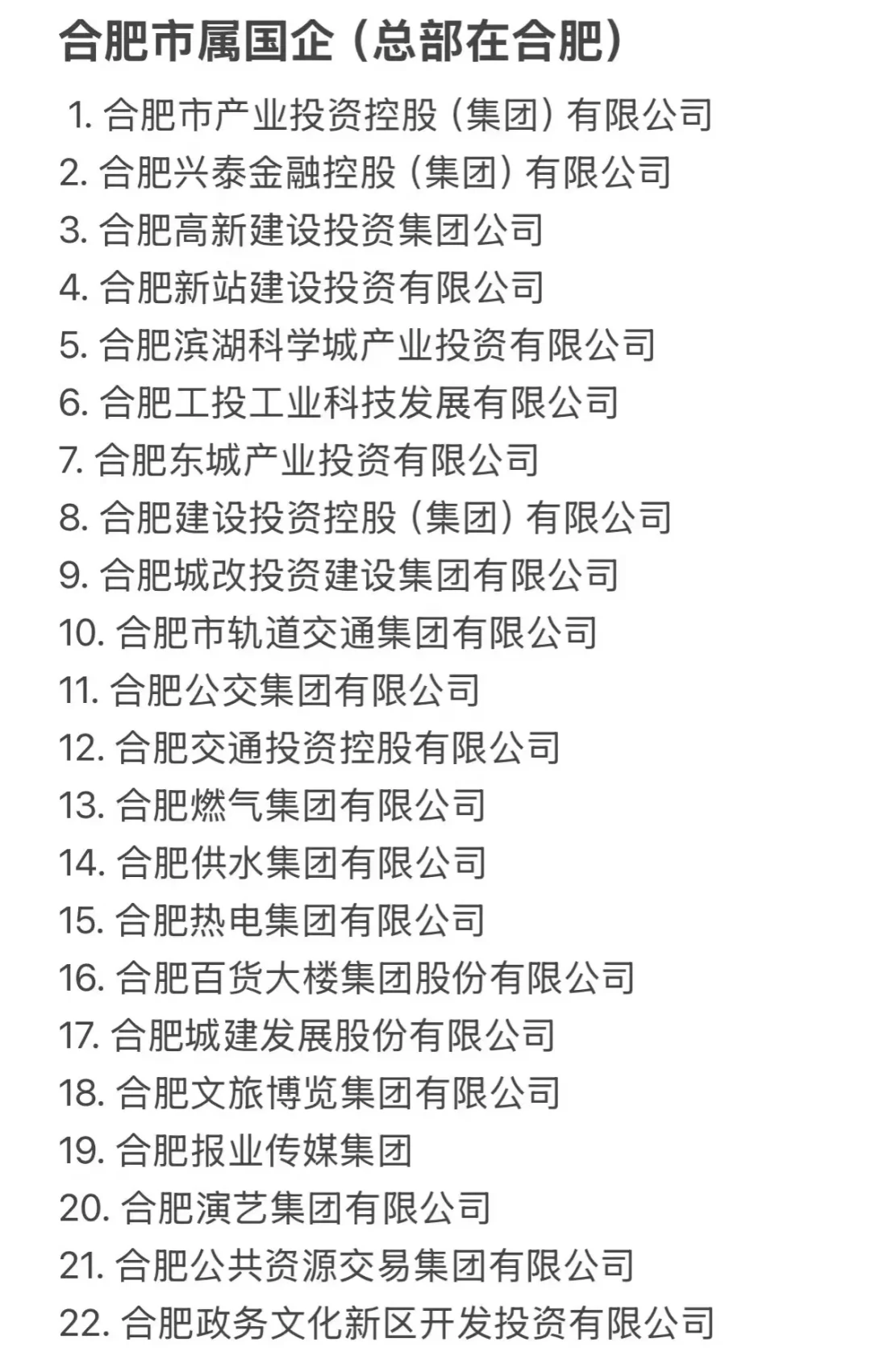 秋招一定要去的央国企—合肥篇