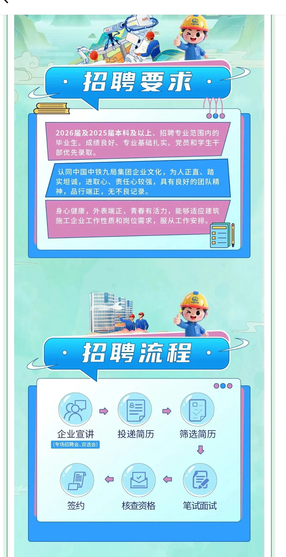 雄安有岗｜中铁九局2026年校园招聘