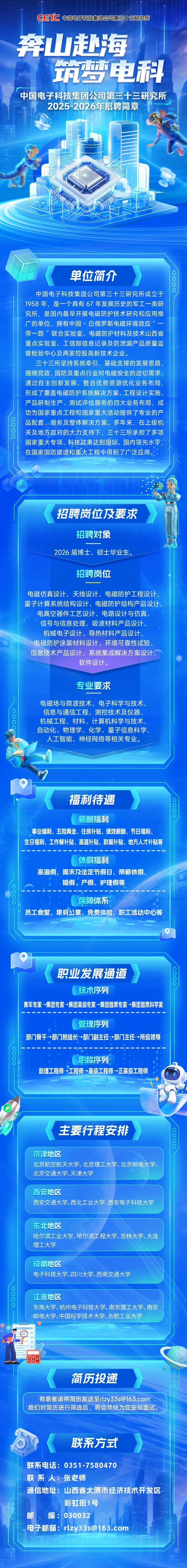 中国电科33所2026届校园招聘