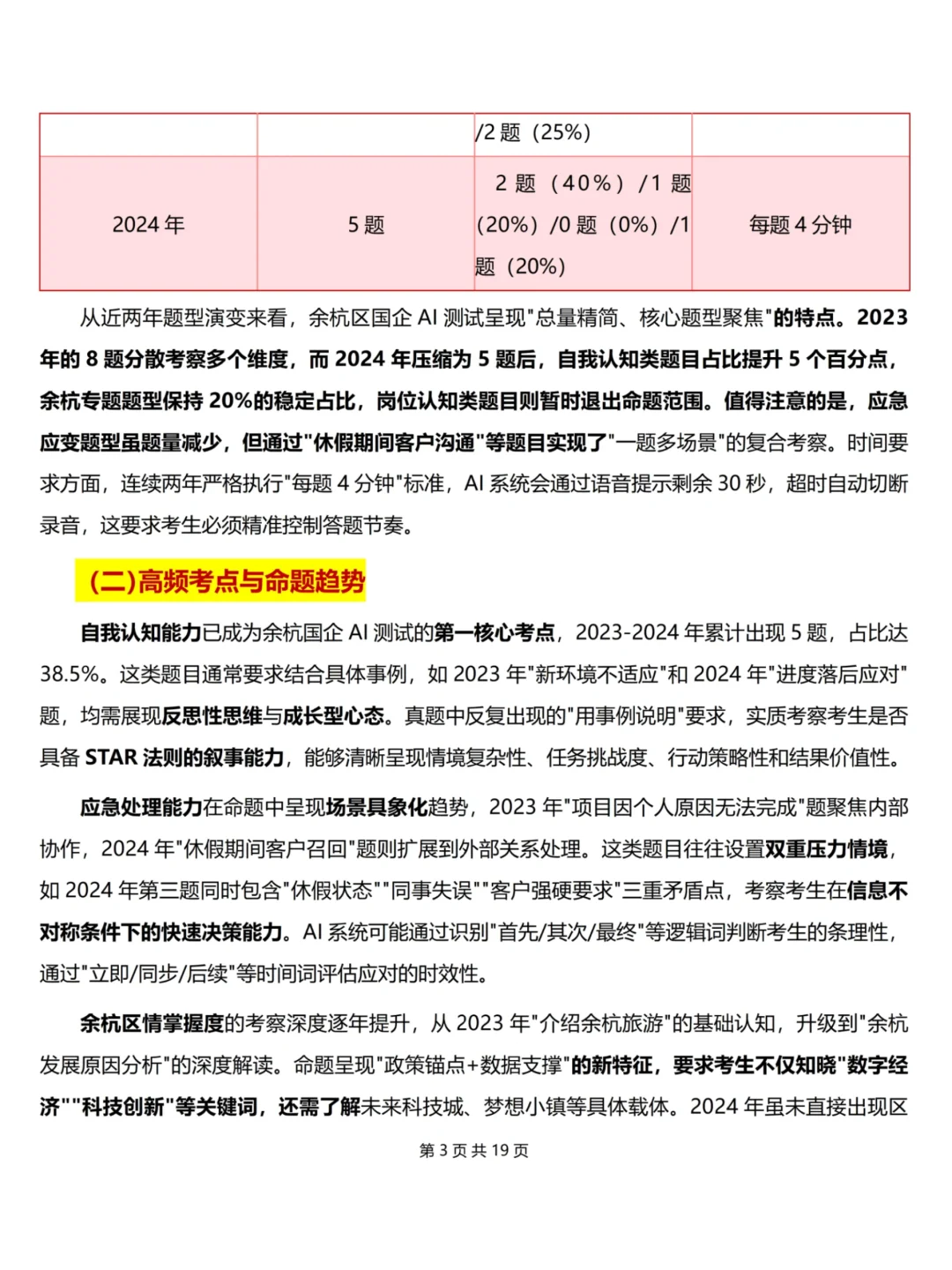 杭州余杭区国企招聘65人💢附AI面试预测✅
