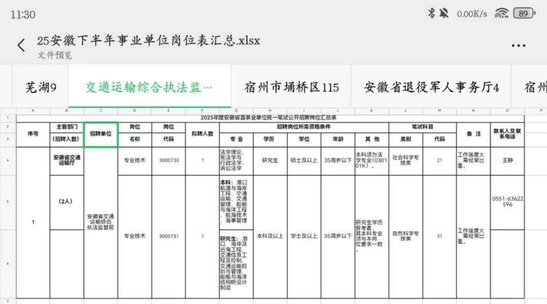 总招946人！25下半年安徽事业单位即将报名