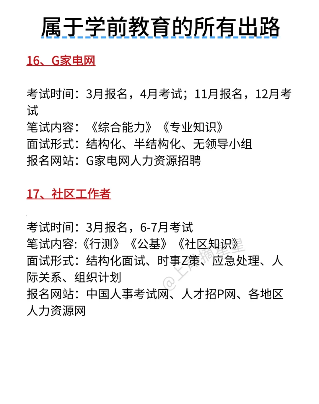 学前教育专业去考公的都是人才啊！！
