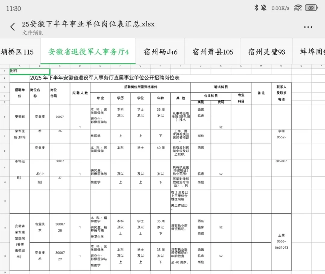 总招946人！25下半年安徽事业单位即将报名