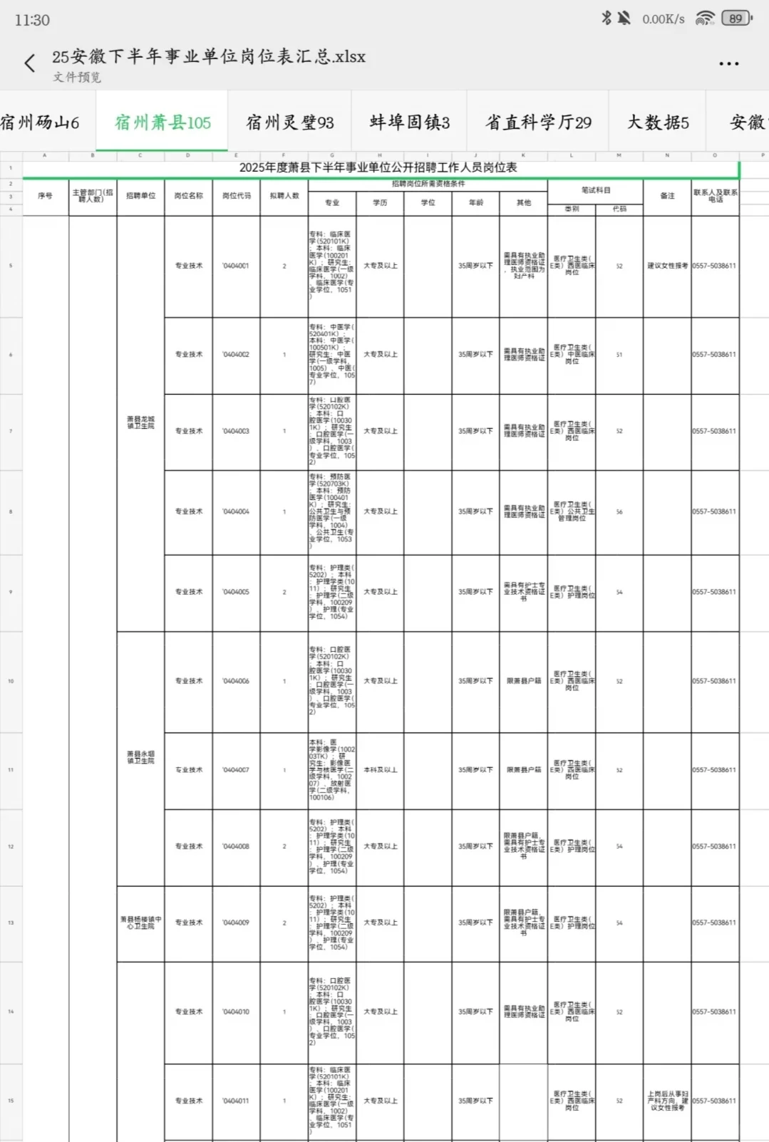 总招946人！25下半年安徽事业单位即将报名