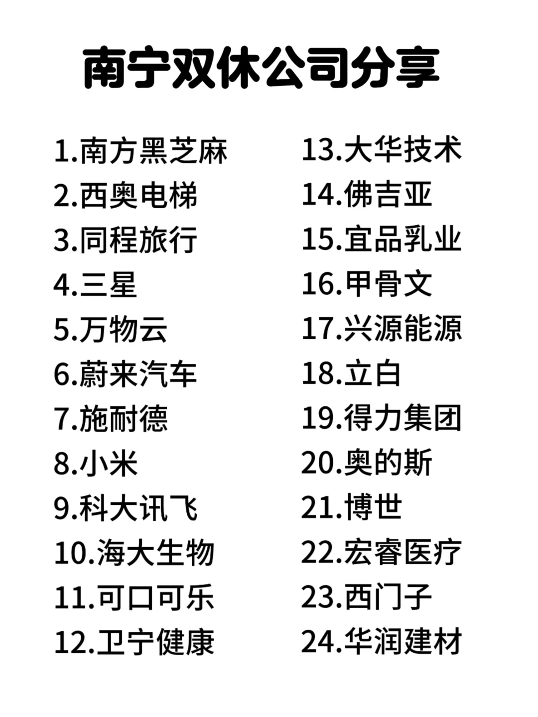 卷不动了，南宁双休公司大集合❗