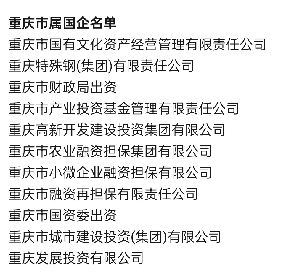 秋招一定要去的央国企-重庆篇