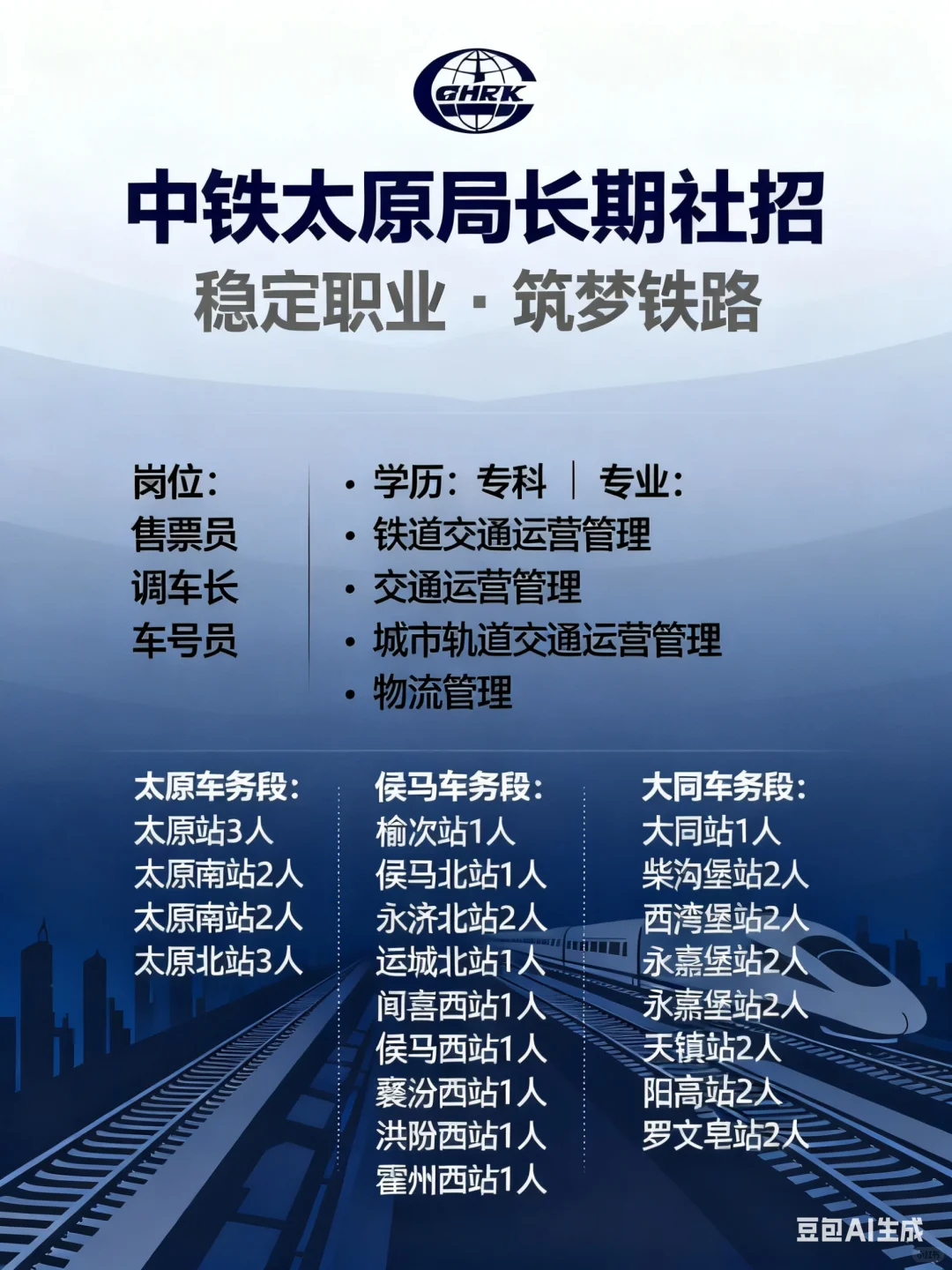 太原局长期社招 有要来的吗