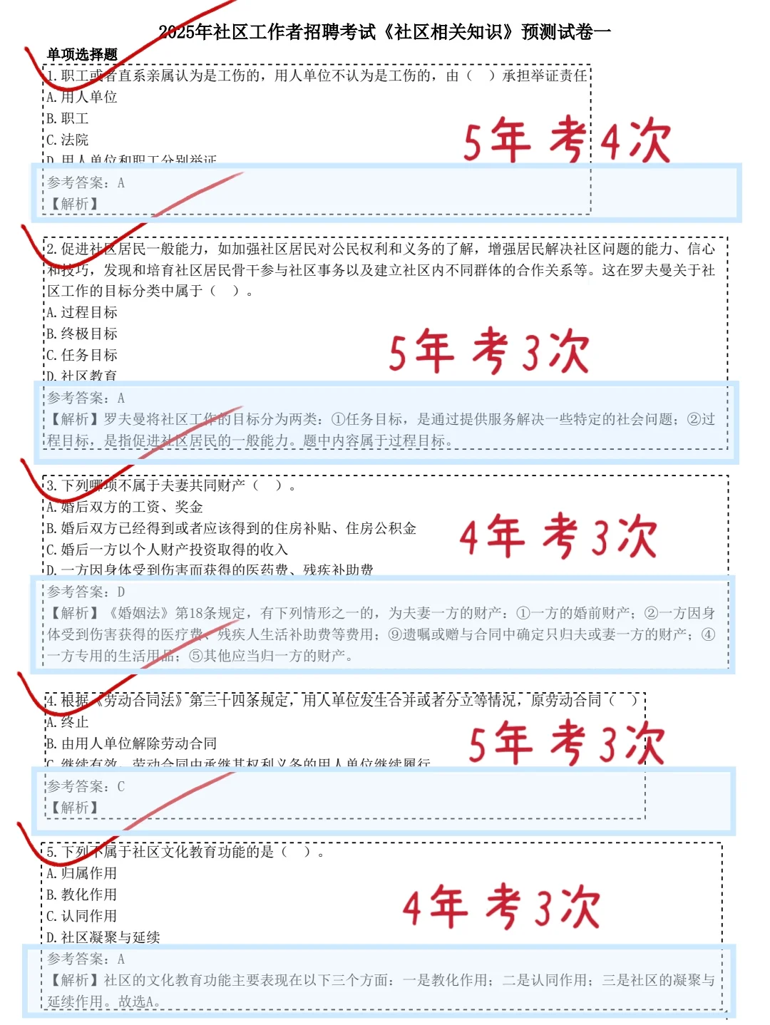 友情提示，山东滨州邹平社区招聘就这9页纸
