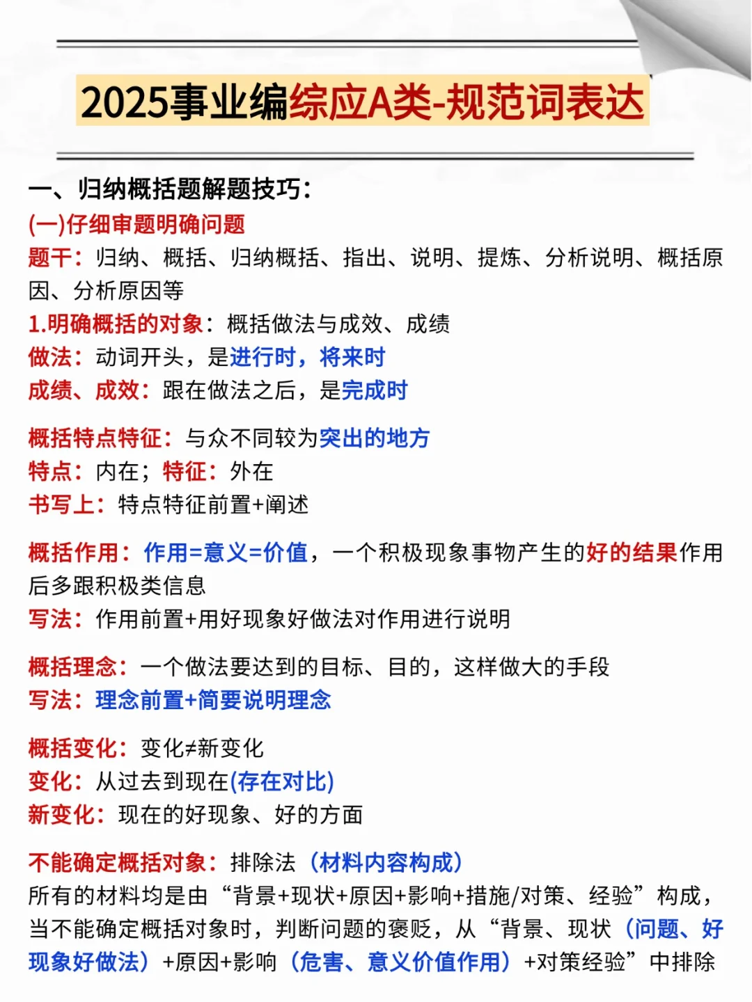 提醒下，25事业编，综应A类进度为零的人