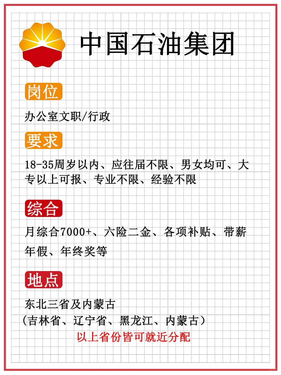 在找工作吗？中国石油来啦🎉正式直签