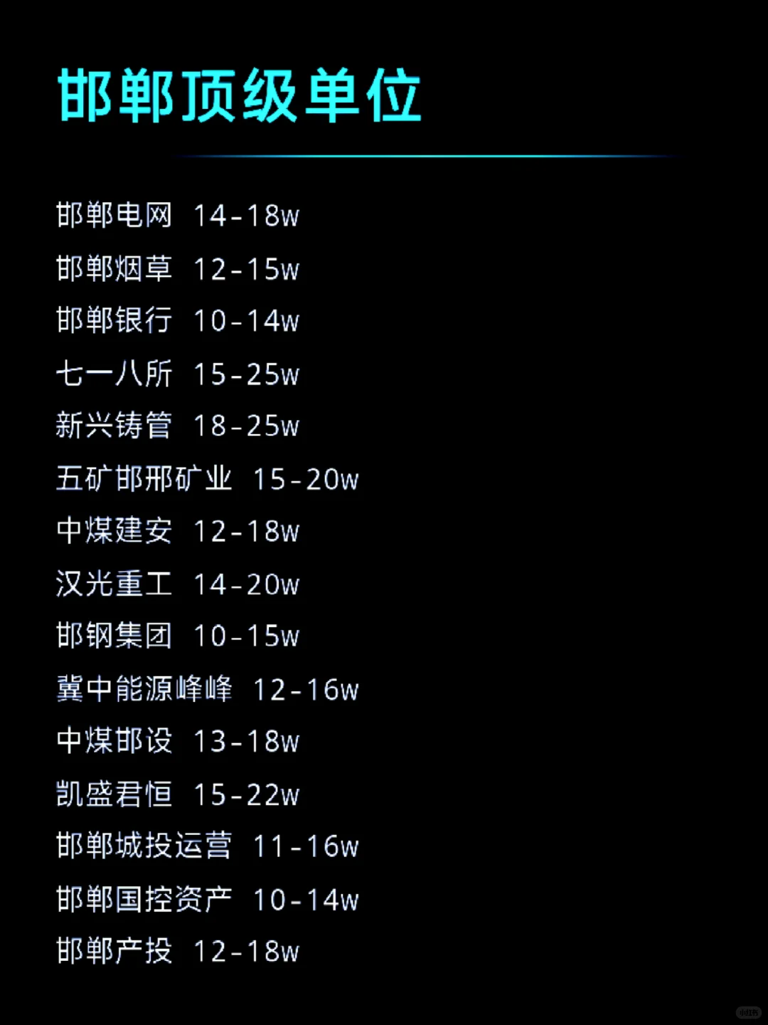 邯郸神仙单位