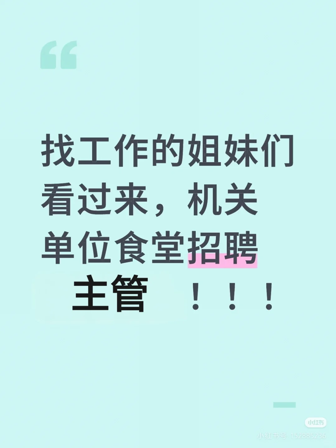 机构单位招聘主管（非中介）