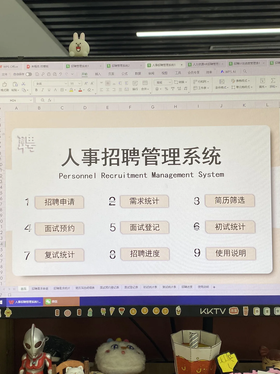 半吊子人事，因为不会做招聘管理系统被辞了
