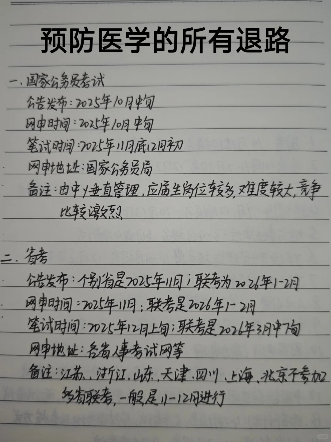 预防医学考公，今年备考真的赢麻了！