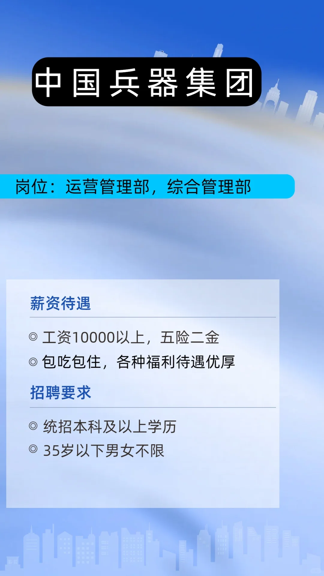 某中国兵器集团的offer，不喜勿入