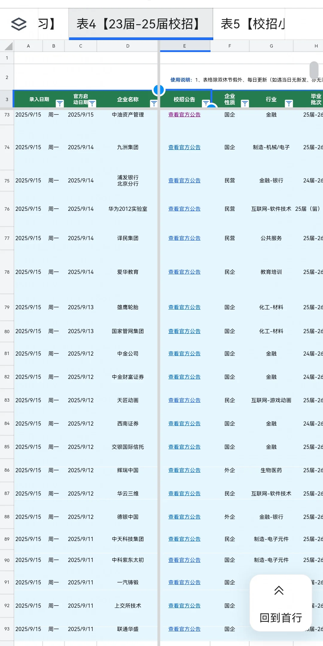 秋招校招一直记得往届生👏