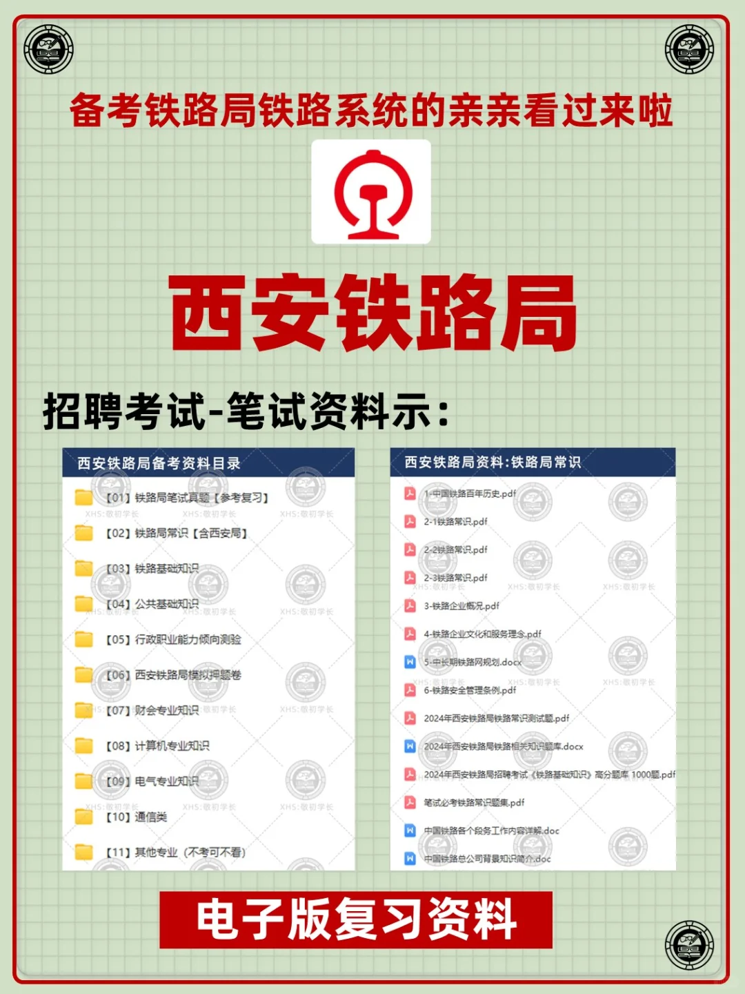 2026西安铁路局招聘考试笔试面试资料