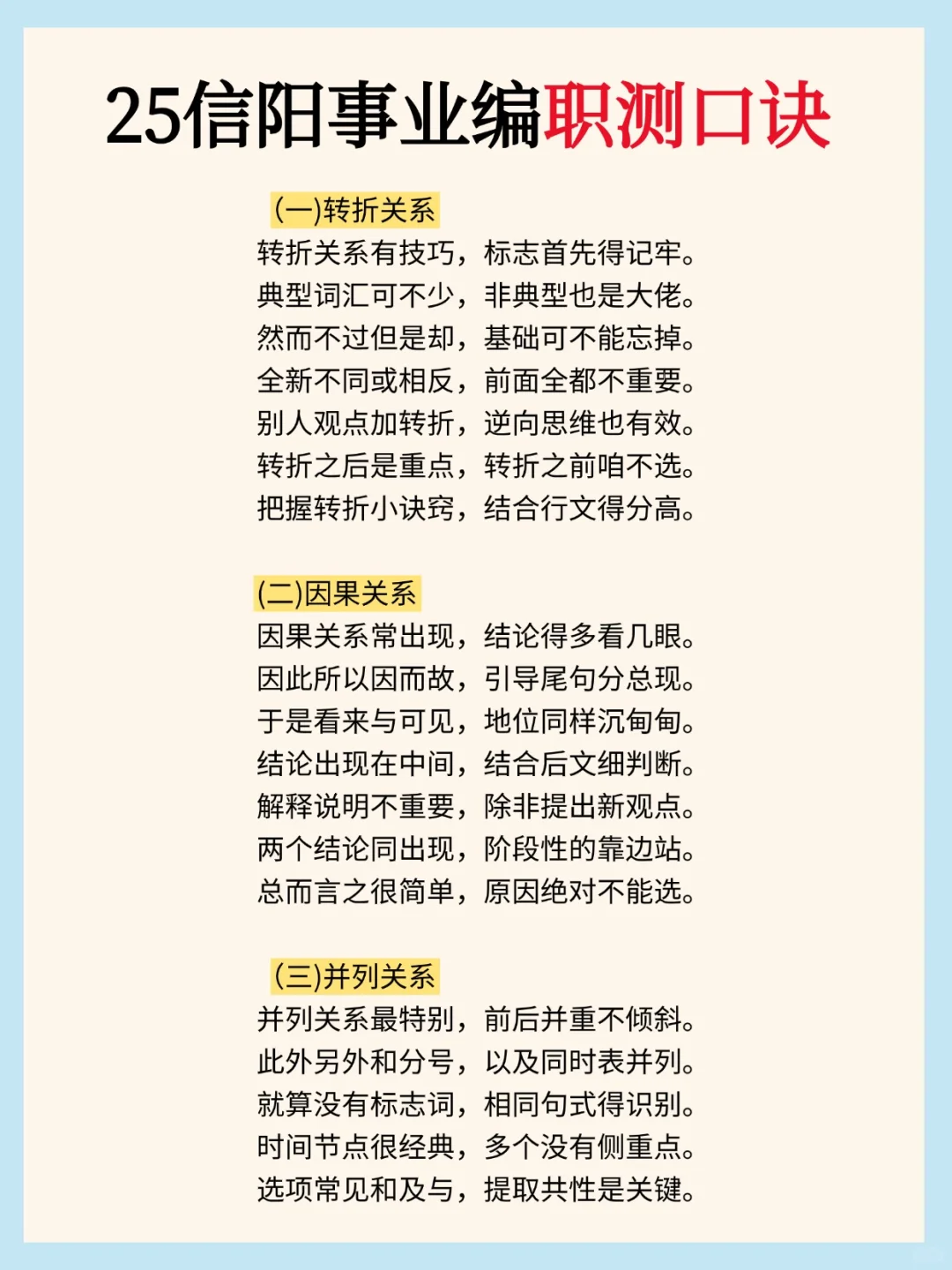 给大家普及一下，10.12信阳事业编的强度