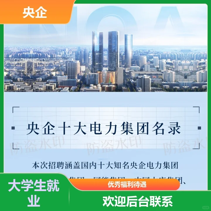 央企招聘渠道全方位服务
